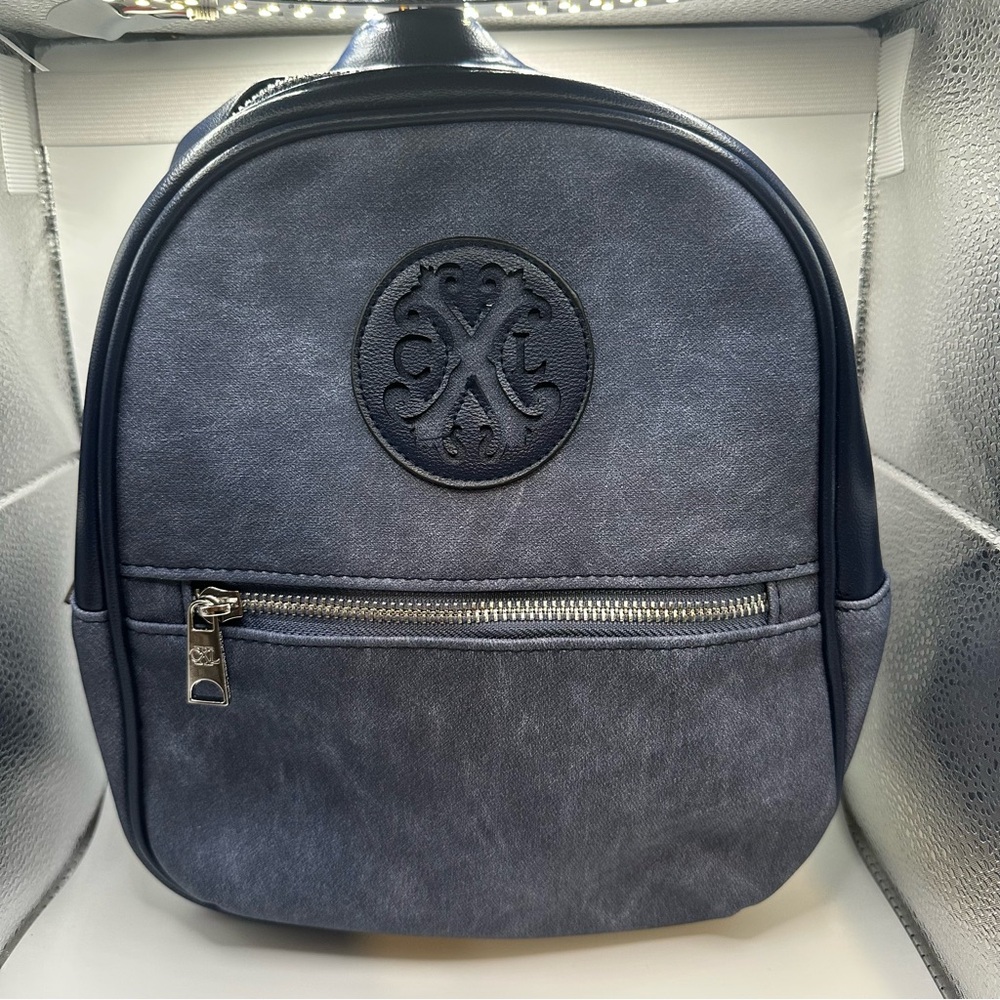 Christian Lacroix CXL Marley Blue Indigo Denim Backpack CXLH24975-INDM NWT